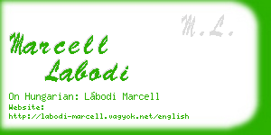 marcell labodi business card
