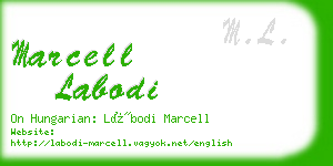 marcell labodi business card